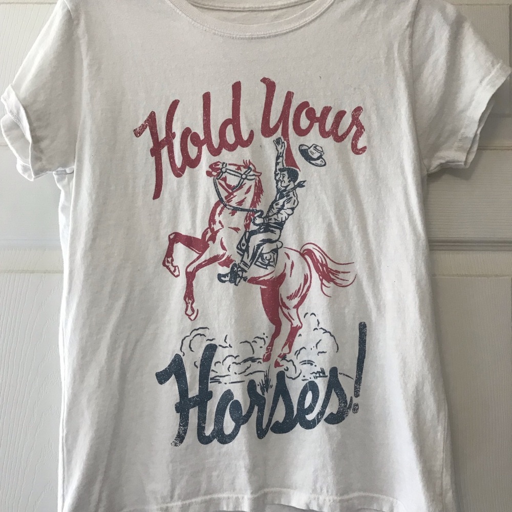 Cute graphic tee - horses